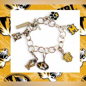 Missouri Tigers Charm Bracelet